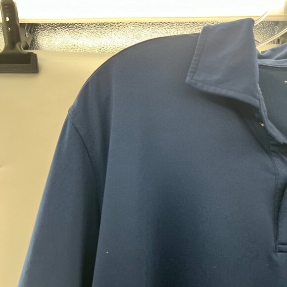 FG Tech Men's Short Sleeve Polo Shirt Navy/Multi Size Medium - Picture 4 of 9